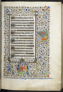 أضف MS 18850 f.42r Book of Hours (The Bedford Hours) c.1410-30 (الحبر واللون والذهب على الرق) بواسطة المدرسة الفرنسية