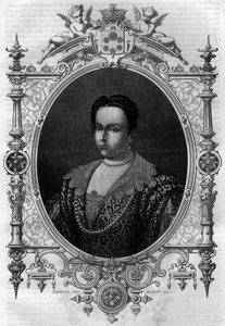 Adelaide of Burgundy (931-999) ، أرملة لوثير (كونت باريس ودوق فرنسا) والزوجة الثانية لأوثون الأول العظيم. نقش في "Histoire des Papes-Rois-Queen و Empereurs a travers les years" بقلم موريس لاشاتر بواسطة المدرسة الفرنسية