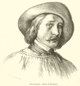 Adrien Guignet (engraving) بواسطة المدرسة الفرنسية
