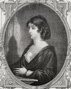 إيمي سيسيل رينو (1774-1794) منقوش بواسطة Pannemaker بعد رامبرت ، من "هيستوار دو لا ريفولونس فرانسيز" لوي بلانك (1811-1882) بواسطة المدرسة الفرنسية