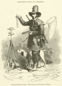 Albert de la Marmora en voyage (engraving) بواسطة المدرسة الفرنسية