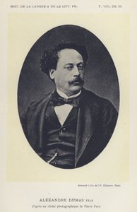 Alexandre Dumas fils (litho) بواسطة المدرسة الفرنسية