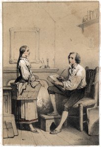 كتب Alois Senefelder (أو Aloysius أو Aloys) أو Johann Nepomuk Franz Aloys (1771-1834) ، الشاعر والنقاش التشيكي ، بدون ورقة في لحظة من الغضب واليأس التي دفعته إلى إلقاء كل شيء في النيران ، كما كتب: ملاحظة الغسيل بواسطة المدرسة الفرنسية