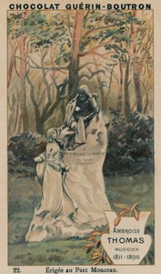 أمبرواز توماس ، موسيقي ، 1811-1896 ، Erigee في Parc Monceau بواسطة المدرسة الفرنسية