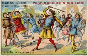حلقة من شباب Bertrand du Guesclin ، كونستابل الفرنسي بواسطة المدرسة الفرنسية