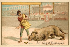 Androcles والأسد بواسطة المدرسة الفرنسية