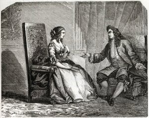 آن نينون "" من Enclos (أو Ninon de Lenclos أو Ninon de Lanclos بواسطة المدرسة الفرنسية
