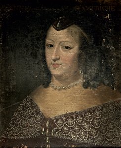 آن من النمسا (1601-66) بواسطة المدرسة الفرنسية
