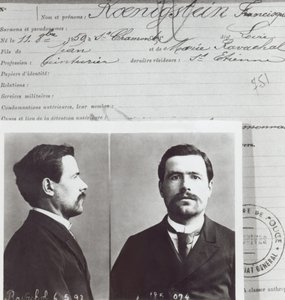 شكل الأنثروبومترية لفرنسوا كلوديوس كونيجشتاين ، ما يسمى رافاشول (1859-92) ، بواسطة المدرسة الفرنسية