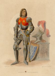 Arthus de Richemont (coloured engraving) بواسطة المدرسة الفرنسية