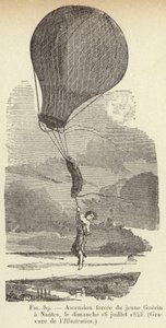 Ascension forcee du jeune Guerin a Nantes, le dimanche 16 juillet 1843 بواسطة المدرسة الفرنسية