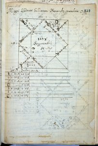 مخطط نجمي لويس الرابع عشر (1638-1715) ولد في 5 سبتمبر 1638 بواسطة المدرسة الفرنسية