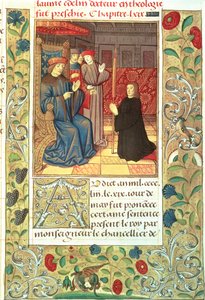 Atlas Ms Fr.2679 f.377 Jacques Coeur (c.1395-1456) قبل Charles Charles (1403-61) c.1390-1453 بواسطة المدرسة الفرنسية