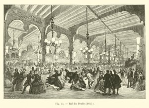 بال دو برادو ، 1855 بواسطة المدرسة الفرنسية
