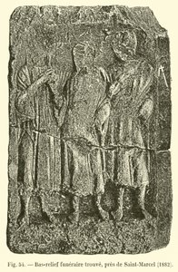 العثور على جنازة جنائزية بالقرب من سان مارسيل 1882 بواسطة المدرسة الفرنسية
