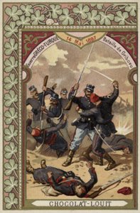 معركة جريبوفو ، الحرب اليونانية التركية ، 14 مايو 1897 بواسطة المدرسة الفرنسية