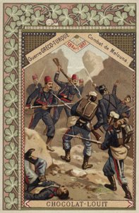 معركة ميلونا ، الحرب اليونانية التركية ، 18 أبريل 1897 بواسطة المدرسة الفرنسية