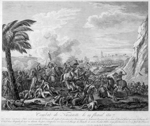 معركة الناصرة في 19 السنة الفلورية 7 (1799) بقيادة الجنرال جان أندوش جونو (جان أندوش) (1771-1813) - في "" ثورة مشتركة "بقلم تيير. القرن ال 19 بواسطة المدرسة الفرنسية