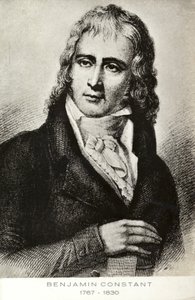 بنجامين كونستان (1767-1830)، سياسي ومؤلف فرنسي سويسري المولد (ليثو) بواسطة المدرسة الفرنسية