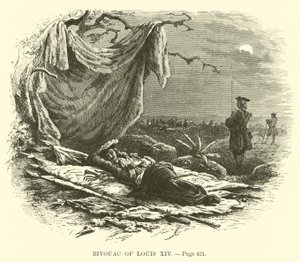 Bivouac of Louis XIV بواسطة المدرسة الفرنسية