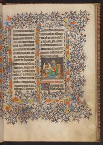كتاب الصلوات ، إضافة MS 32454 f.11r ، فرنسا بواسطة المدرسة الفرنسية