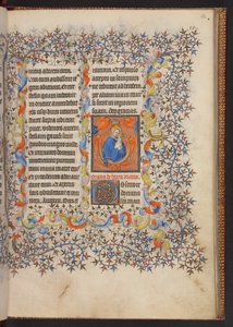 كتاب الصلوات ، إضافة MS 32454 f.12r ، فرنسا بواسطة المدرسة الفرنسية