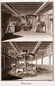براسيري - "الموسوعة الكبرى ، ou Dictionnaire Raisonne des Sciences، des Arts et des Metiers" (موسوعة أو قاموس العلوم والفنون والمهن) بقلم دينيس ديدرو (1713-1784) وجان دالمبيرت (1717-1783) بواسطة المدرسة الفرنسية