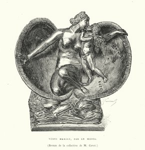 Bronze depicting the Birth of Venus, by Le Mosca (engraving) بواسطة المدرسة الفرنسية