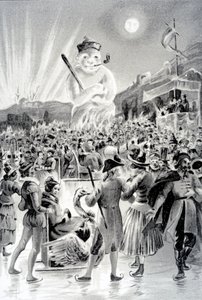 بودابست ، توضيح من رجل الثلج بواسطة جورج ساند ، 1887 بواسطة المدرسة الفرنسية