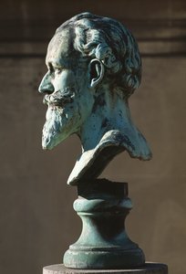 Bust of Edouard Manet (1832-83) (bronze) (see also 287311) بواسطة المدرسة الفرنسية