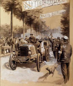 سباق السيارات بين باريس وبرلين بواسطة المدرسة الفرنسية