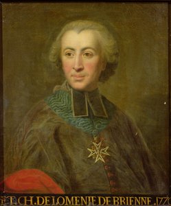 الكاردينال إتيان شارل دي لوميني دي برين (1727-1794) بواسطة المدرسة الفرنسية