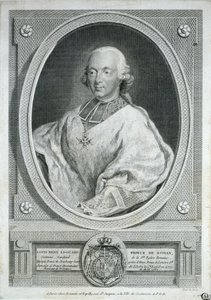 الكاردينال دي روهان (1734-1803) بواسطة المدرسة الفرنسية