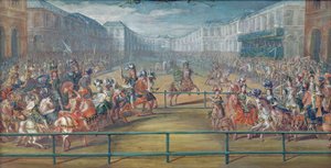 دائري أمازون عام 1682 بواسطة المدرسة الفرنسية