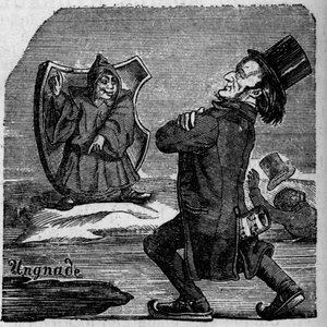 Cartoon by German composer Richard Wagner (1813-1883) بواسطة المدرسة الفرنسية