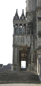 Cathedrale de Chartres ، تفاصيل البوابة الجنوبية بواسطة المدرسة الفرنسية