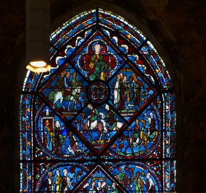 Cathedrale de Chartres ، الزجاج المعشق: حياة جوزيف ، تفاصيل عالية بواسطة المدرسة الفرنسية