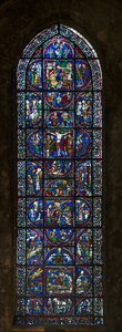 Cathedrale de Chartres ، الزجاج المعشق: شغف التصنيف بواسطة المدرسة الفرنسية
