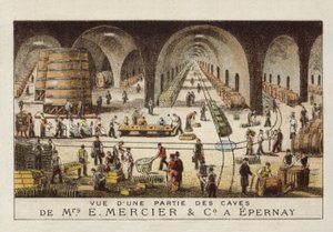 أقبية الشمبانيا من E Mercier & Co ، Epernay ، فرنسا بواسطة المدرسة الفرنسية