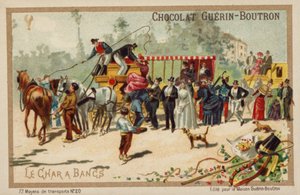 Charabanc (كروموليثو) بواسطة المدرسة الفرنسية