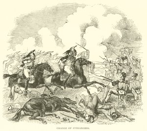 المسؤول عن Cuirassiers (نقش) بواسطة المدرسة الفرنسية
