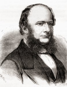 Charles William Siemens, from Les Merveilles de la Science, published c.1870 (engraving) بواسطة المدرسة الفرنسية