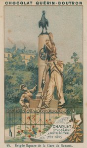 تشارليت ، رسام مطبوعات عسكرية ورسام عسكري ، 1792-1845 ، ساحة إيري دي لا غار دي سكو بواسطة المدرسة الفرنسية