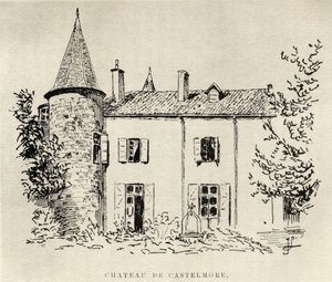 شاتو دي كاستيلمور ، من Memoires de Charles de Batz-Castelmore Comte dArtagnan ، تم نشره عام 1928 بواسطة المدرسة الفرنسية