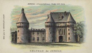 Chateau de Jonzac ، Jonzac ، Charente-Inferieure بواسطة المدرسة الفرنسية