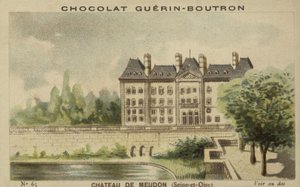 Chateau de Meudon ، سين وآخرون بواسطة المدرسة الفرنسية