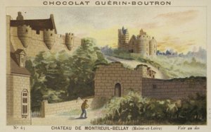 Chateau de Montreuil-Bellay ، مين-إي-لوار بواسطة المدرسة الفرنسية