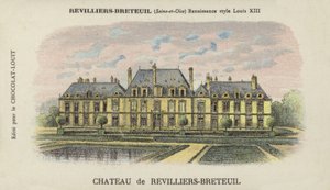 Château de Revilliers-Breteuil ، Revilliers-Breteuil ، Seine-et-Oise بواسطة المدرسة الفرنسية