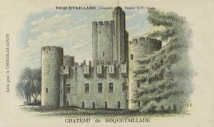Château de Roquetaillade ، Roquetaillade ، جيروند بواسطة المدرسة الفرنسية