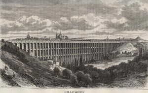 Chaumont - Haute-Marne - نقش في "فرنسا اللامعة: الجغرافيا والتاريخ والإدارة الإحصائية" بقلم VA Malt-Brown. 1884 بواسطة المدرسة الفرنسية